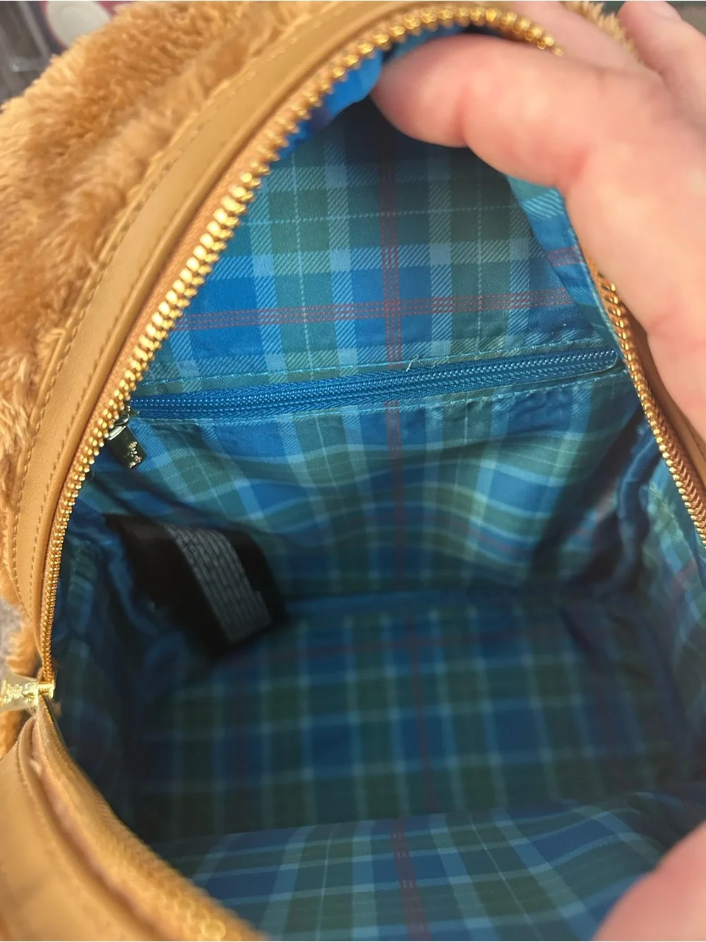 Loungefly x Busch Gardens Brown Plush Highland Cow Backpack